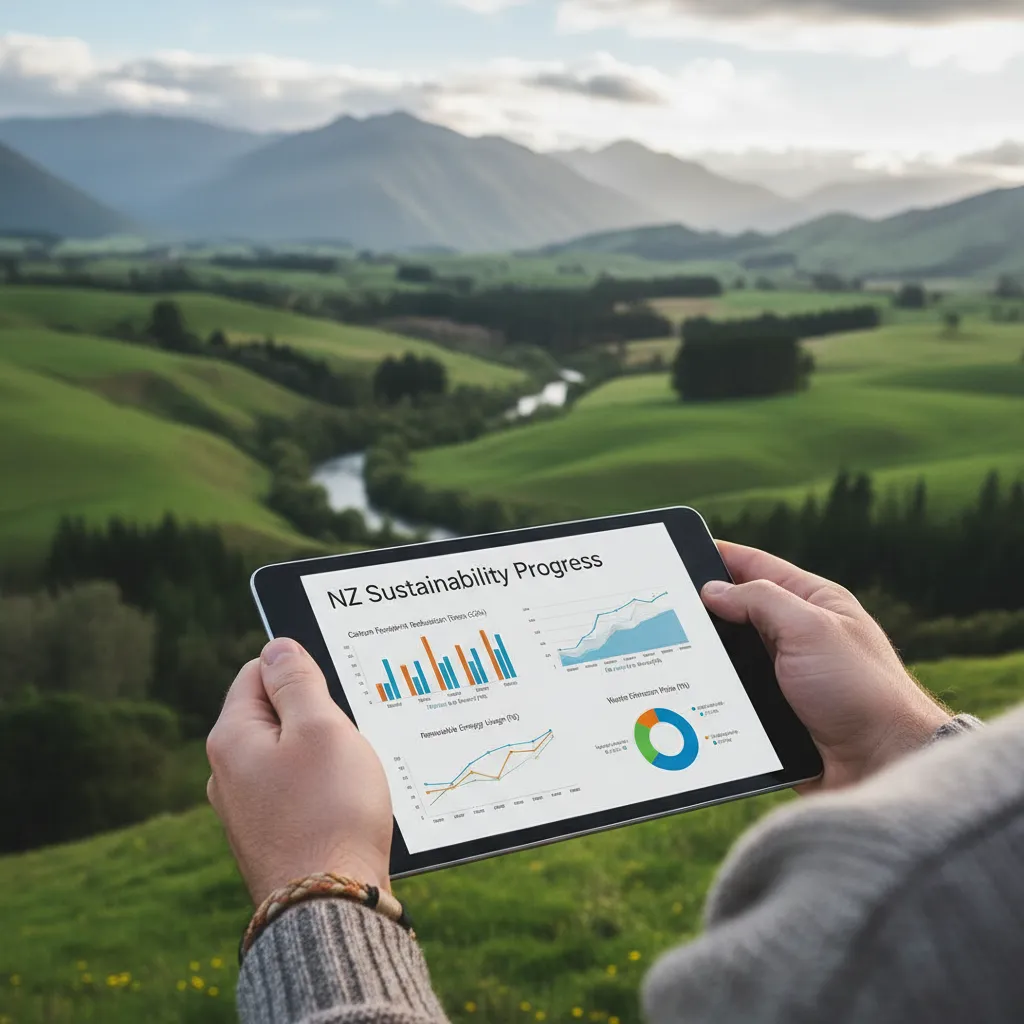 Monitoring sustainability data in New Zealand