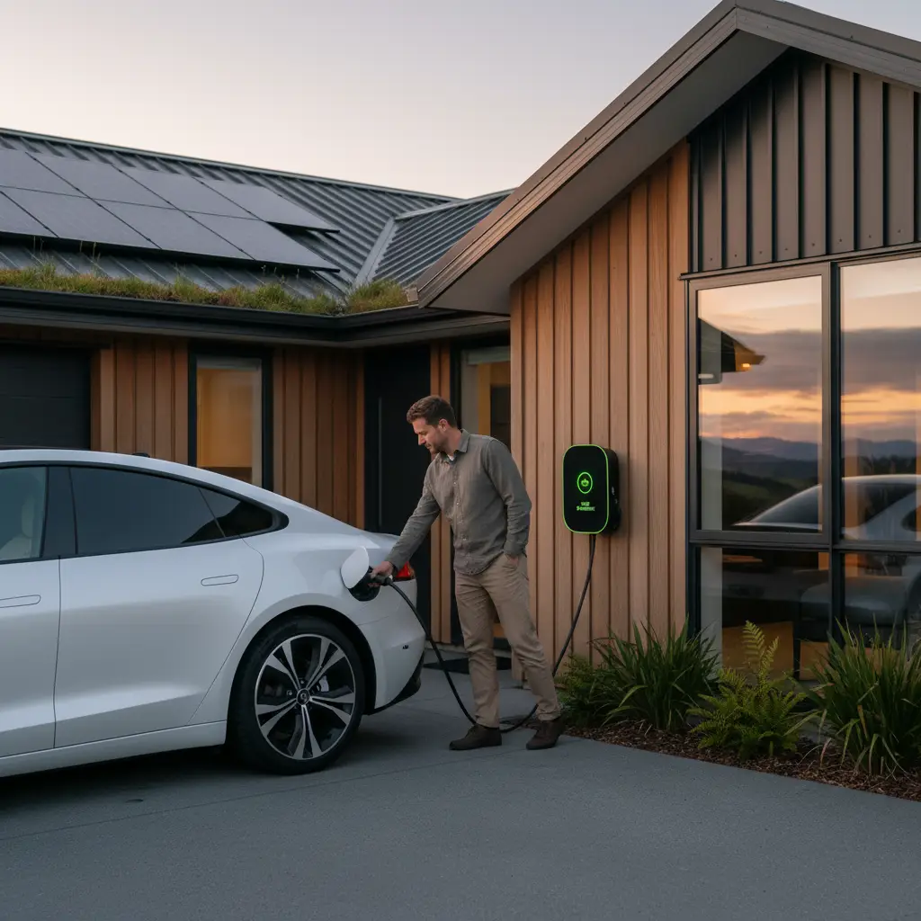 Home EV charging convenience and sustainable lifestyle in New Zealand
