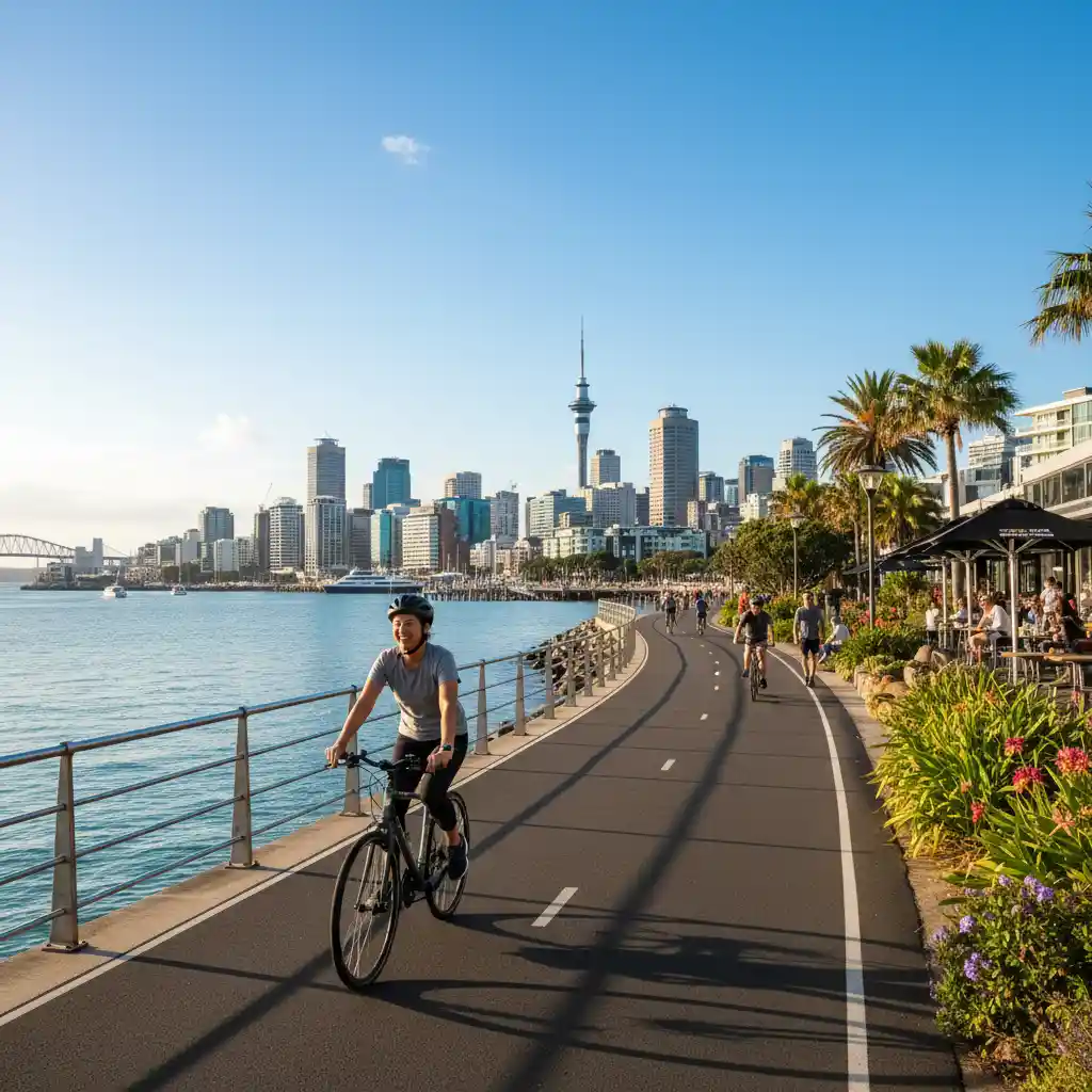 Cycling in Auckland reduces air pollution