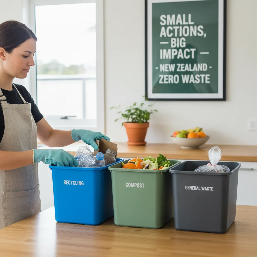 Waste sorting for baseline sustainability assessment
